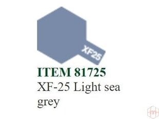 Dažai Tamiya XF-25 Light sea grey, 10 ml kaina ir informacija | Piešimo, tapybos, lipdymo reikmenys | pigu.lt