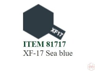 Dažai Tamiya XF-17 Sea blue, 10 ml kaina ir informacija | Piešimo, tapybos, lipdymo reikmenys | pigu.lt