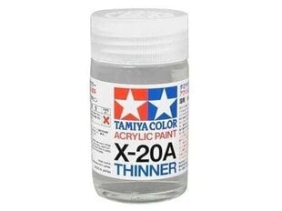 Tamiya - X-20A Acrylic thinner akrilinių dažų skiediklis, 46ml kaina ir informacija | Piešimo, tapybos, lipdymo reikmenys | pigu.lt