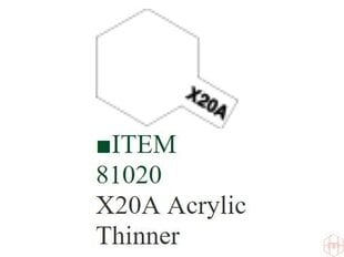 Dažai Tamiya X-20A Acrylic thinner, 10 ml kaina ir informacija | Piešimo, tapybos, lipdymo reikmenys | pigu.lt