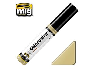 Масляная краска с аппликатором с тонкой кистью AMMO MIG - Oilbrusher - BUFF цена и информация | Принадлежности для рисования, лепки | pigu.lt