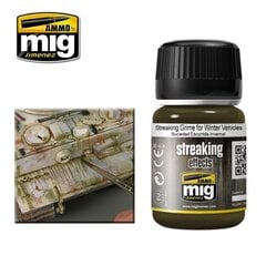 Краска Ammo mig - streaking grime for winter vehicles, 35ml, 1205 цена и информация | Принадлежности для рисования, лепки | pigu.lt