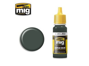 Акриловая краска на водной основе AMMO MIG - RLM 74 Graugrün, 17 мл, 0253 цена и информация | Принадлежности для рисования, лепки | pigu.lt