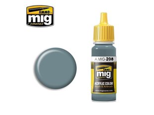Акриловая краска на водной основе AMMO MIG - FS 36320 DARK COMPASS GHOST GRAY, 17 мл, 0208 цена и информация | Принадлежности для рисования, лепки | pigu.lt