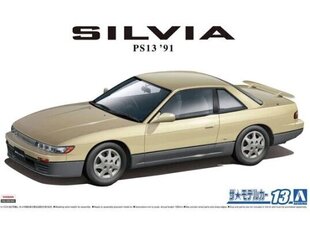 Пластиковая сборная модель Aoshima - Nissan PS13 Silvia K's Dia Package 1991, 1/24, 05791 цена и информация | Конструкторы и кубики | pigu.lt