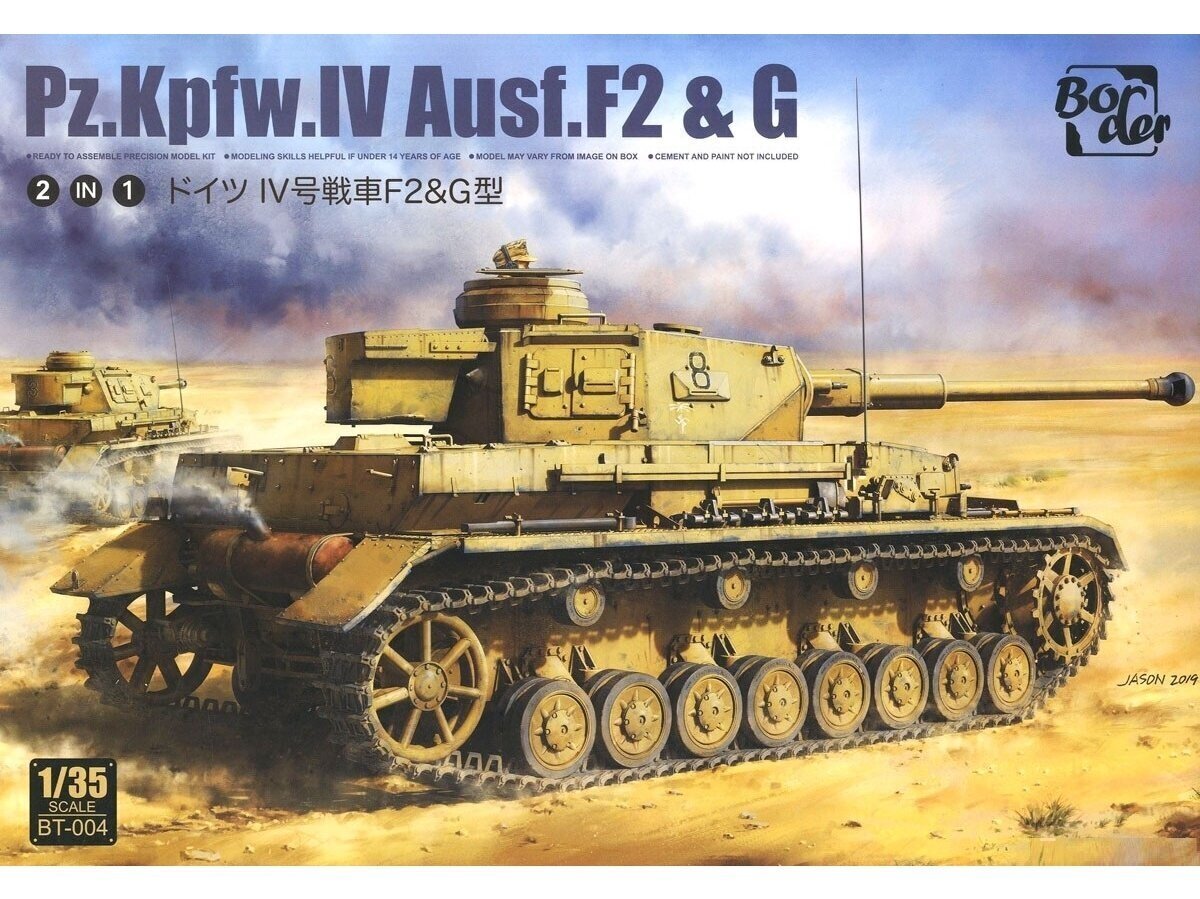 Border Model - Pz.Kpfw.IV Ausf. F2 & G, 1/35, BT-004 цена | pigu.lt