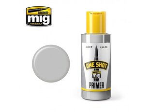 Gruntas Ammo Mig One Shot Primer, 60ml, pilkas, 2024 kaina ir informacija | Piešimo, tapybos, lipdymo reikmenys | pigu.lt