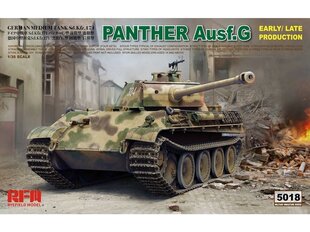 Rye Field Model - Panther Ausf.G Early / Late, 1/35, RFM-5018 цена и информация | Конструкторы и кубики | pigu.lt