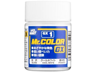 Dažai Mr.Hobby - Mr.Color GX balta, 18 ml, GX-1 kaina ir informacija | Piešimo, tapybos, lipdymo reikmenys | pigu.lt