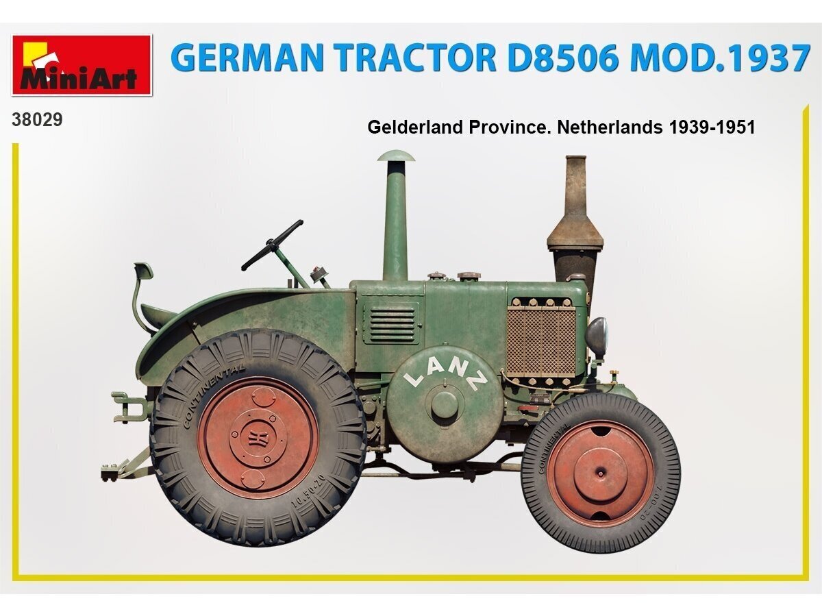 Konstruktorius Miniart German Tractor D8506 Mod.1937, 1/35, 38029, 8 m.+ kaina ir informacija | Konstruktoriai ir kaladėlės | pigu.lt