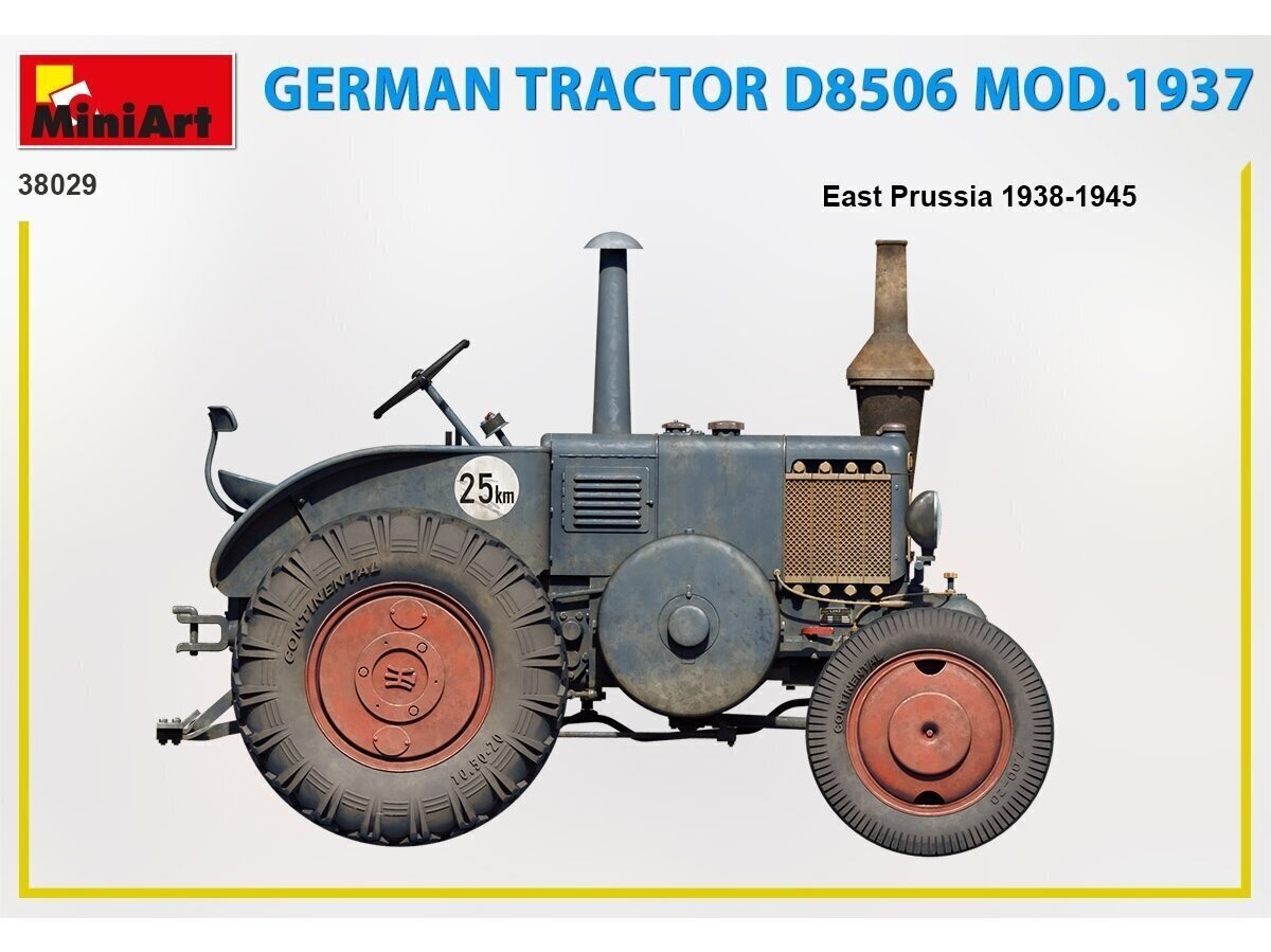 Konstruktorius Miniart German Tractor D8506 Mod.1937, 1/35, 38029, 8 m.+ kaina ir informacija | Konstruktoriai ir kaladėlės | pigu.lt