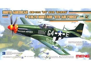 Konstruktorius Meng Model - P-51D/K Mustang N/A 8th Air Force, 1/48, LS-010 kaina ir informacija | Konstruktoriai ir kaladėlės | pigu.lt