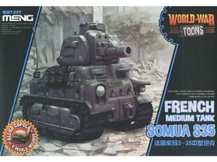 Meng Model - World War Toons Somua S35, WWT-009 цена и информация | Конструкторы и кубики | pigu.lt
