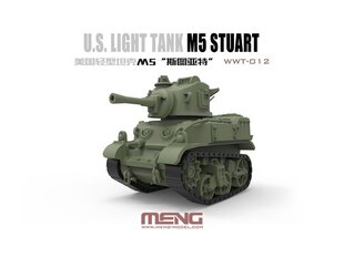 Konstruktorius Meng Model - World War Toons M5 Stuart U.S. Light Tank, WWT-012, 8 m.+ kaina ir informacija | Konstruktoriai ir kaladėlės | pigu.lt