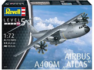 Konstruktorius Revell - Airbus A400M "Atlas", 1/72, 03929 kaina ir informacija | Konstruktoriai ir kaladėlės | pigu.lt