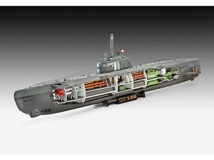 Конструктор Revell - Deutsches U-Boot/German Submarine Type XXI with interior, 1/144, 05078 цена и информация | Конструкторы и кубики | pigu.lt