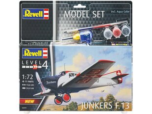 Konstruktorius Revell - Junkers F.13 dovanų komplektas, 1/72, 6387010 m.+ kaina ir informacija | Konstruktoriai ir kaladėlės | pigu.lt