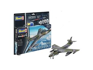 Konstruktorius Revell - 100 Years RAF: Hawker Hunter FGA.9 Dovanų Komplektas, 1/72, 63908, 10 m.+ kaina ir informacija | Konstruktoriai ir kaladėlės | pigu.lt