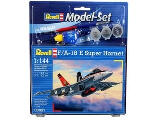 Konstruktorius Revell -F/A-18E Super Hornet dovanų komplektas, 1/144, 63997, 10 m.+ kaina ir informacija | Konstruktoriai ir kaladėlės | pigu.lt