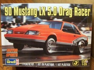 Revell - '90 Mustang LX 5.0 Drag Racer, 1/25, 14195 цена и информация | Конструкторы и кубики | pigu.lt