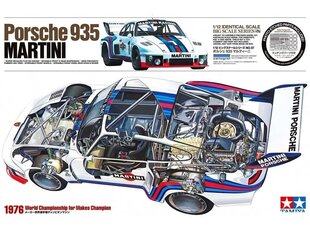 Konstruktorius Tamiya - Porsche 935 Martini, 1/12, 12057 kaina ir informacija | Konstruktoriai ir kaladėlės | pigu.lt