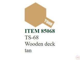 Tamiya - Purškiami dažai TS-68 Wooden deck tan, 100ml kaina ir informacija | Piešimo, tapybos, lipdymo reikmenys | pigu.lt