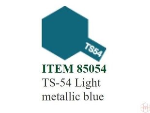 Purškiami dažai Tamiya TS-54 Light metallic blue, 100 ml kaina ir informacija | Piešimo, tapybos, lipdymo reikmenys | pigu.lt