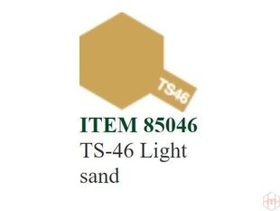 Purškiami dažai Tamiya TS-46 Light sand, 100 ml kaina ir informacija | Piešimo, tapybos, lipdymo reikmenys | pigu.lt
