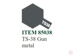 Purškiami dažai Tamiya TS-38 Gun metal, 100 ml kaina ir informacija | Piešimo, tapybos, lipdymo reikmenys | pigu.lt