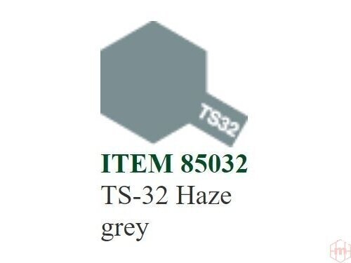 Purškiami dažai Tamiya TS-32 Haze grey, 100 ml kaina ir informacija | Piešimo, tapybos, lipdymo reikmenys | pigu.lt