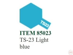 Purškiami dažai Tamiya TS-23 Light blue, 100 ml kaina ir informacija | Piešimo, tapybos, lipdymo reikmenys | pigu.lt