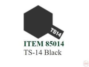 Purškiami dažai Tamiya TS-14 Black, 100 ml kaina ir informacija | Piešimo, tapybos, lipdymo reikmenys | pigu.lt