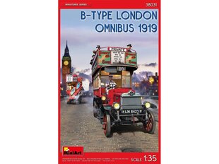 Сборная пластиковая модель Miniart - B-Type London Omnibus 1919, 1/35, 38031 цена и информация | Конструкторы и кубики | pigu.lt