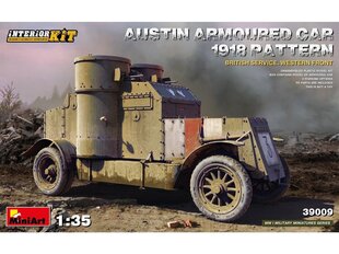Konstruktorius Miniart - Austin Armoured Car 1918 Pattern British Service. Western Front, 1/35, 39009 kaina ir informacija | Klijuojami modeliai | pigu.lt