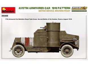 Konstruktorius Miniart - Austin Armoured Car 1918 Pattern British Service. Western Front, 1/35, 39009 kaina ir informacija | Klijuojami modeliai | pigu.lt