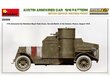 Konstruktorius Miniart - Austin Armoured Car 1918 Pattern British Service. Western Front, 1/35, 39009 цена и информация | Klijuojami modeliai | pigu.lt