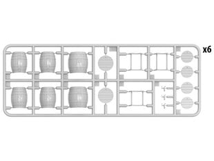 Сборная пластиковая модель Miniart - WOODEN BARRELS, 1/35, 35632 цена и информация | Конструкторы и кубики | pigu.lt