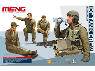 Сборная пластиковая модель Meng Model - IDF Tank Crew (4 figures), 1/35, HS-002 цена и информация | Конструкторы и кубики | pigu.lt