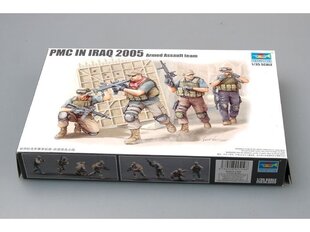 Сборная пластиковая модель Trumpeter - PMC in Iraq 2005 Armed Assault team, 1/35, 00419 цена и информация | Конструкторы и кубики | pigu.lt