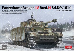 Rye Field Model - Pz.Kpfw.IV Ausf.H Sd.Kfz.161/1 Early Production, 1/35, RFM-5046 цена и информация | Конструкторы и кубики | pigu.lt