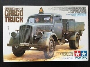 Konstruktorius Tamiya - German 3ton 4x2 Cargo Truck, 1/35, 35291, 8 m.+ kaina ir informacija | Konstruktoriai ir kaladėlės | pigu.lt