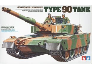 Konstruktorius Tamiya - Japan Ground Self Defense Force Type 90 Tank, 1/35, 35208, 8 m.+ kaina ir informacija | Konstruktoriai ir kaladėlės | pigu.lt
