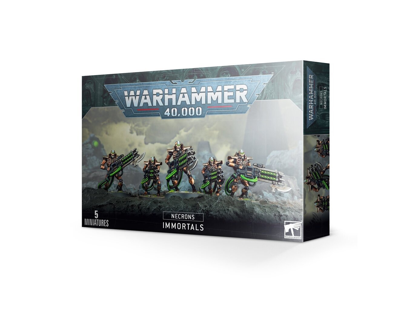 Miniatiūrų rinkinys Warhammer Necron Immortals, 49-10 kaina ir informacija | Konstruktoriai ir kaladėlės | pigu.lt