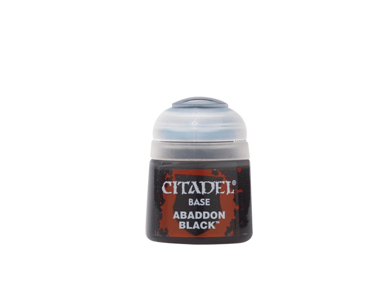 Dažai, citadel - abaddon black, 12ml, 21-25 kaina ir informacija | Piešimo, tapybos, lipdymo reikmenys | pigu.lt