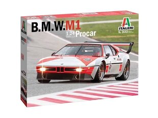 Пластиковая сборная модель Italeri - BMW M1 Procar, 1/24, 3643 цена и информация | Конструкторы и кубики | pigu.lt