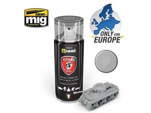 Грунтовка Titans hobby - light grey matt primer, 400 мл, 102 цена и информация | Принадлежности для рисования, лепки | pigu.lt