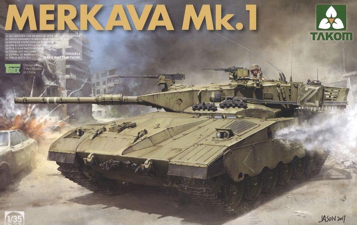 Konstruktorius Takom - Merkava Mk.1, 1/35, 2078 kaina ir informacija | Konstruktoriai ir kaladėlės | pigu.lt