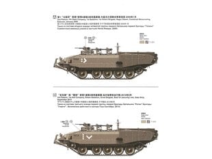 Пластиковая сборная модель Meng Model - Israel heavy armoured personnel carrier Achzarit Late, 1/35, SS-008 цена и информация | Конструкторы и кубики | pigu.lt