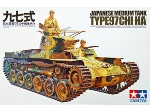 Конструктор Tamiya - Japanese Medium Tank Type 97 Chi Ha, 1/35, 35075 цена и информация | Конструкторы и кубики | pigu.lt