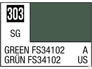 Dažai Mr.Hobby - Mr.Color C-303 žalsva FS34102, 10ml kaina ir informacija | Piešimo, tapybos, lipdymo reikmenys | pigu.lt